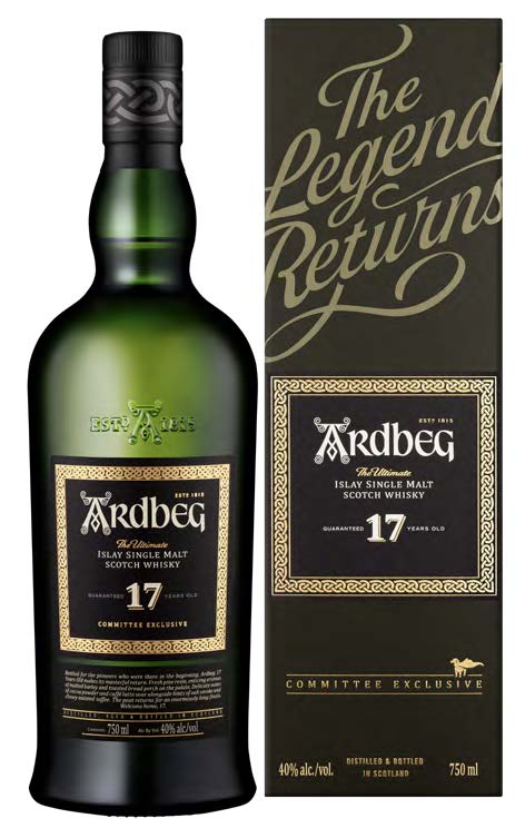 Ardbeg_17yr_Committee_Release.jpg ARDBEG SCOTCH SINGLE MALT LIMITED COMMITTEE EXCLUSIVE EDITION 17YR 750ML - Image 1