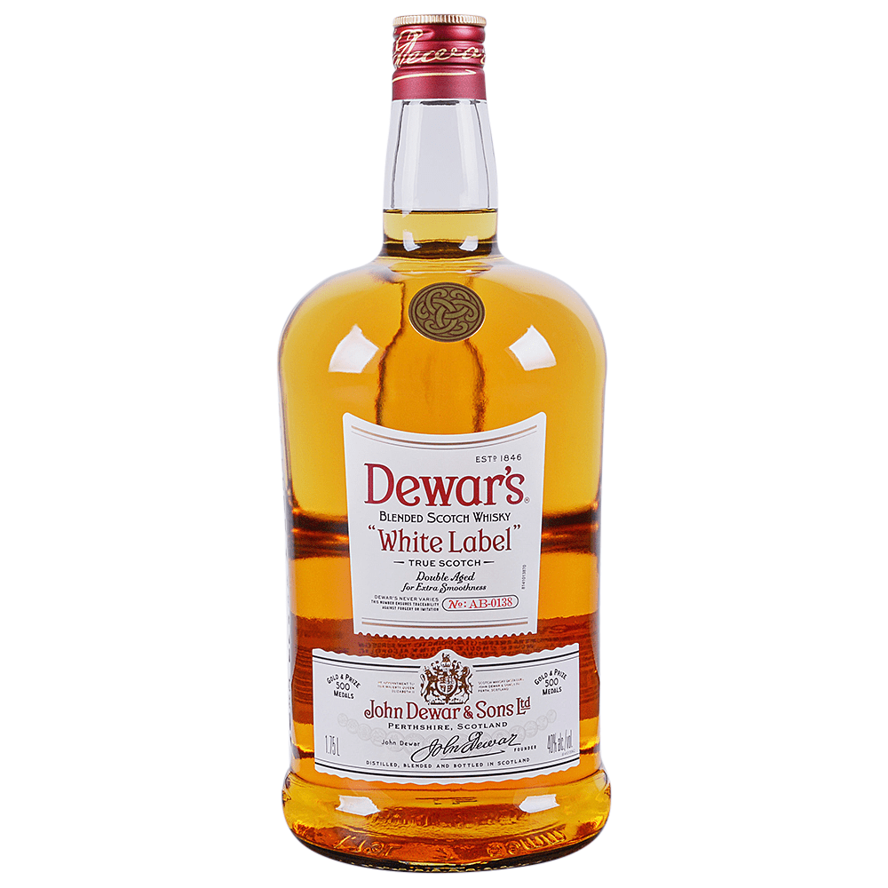 Dewars-White-Label-Scotch-1.75.png DEWARS SCOTCH BLENDED WHITE LABEL 1.75LI - Image 1