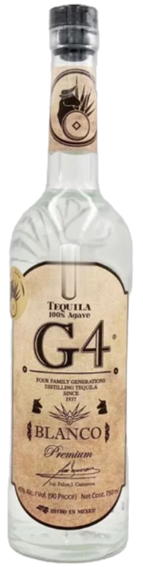 G4 TEQUILA BLANCO DE MADERA PREMIUM 750ML