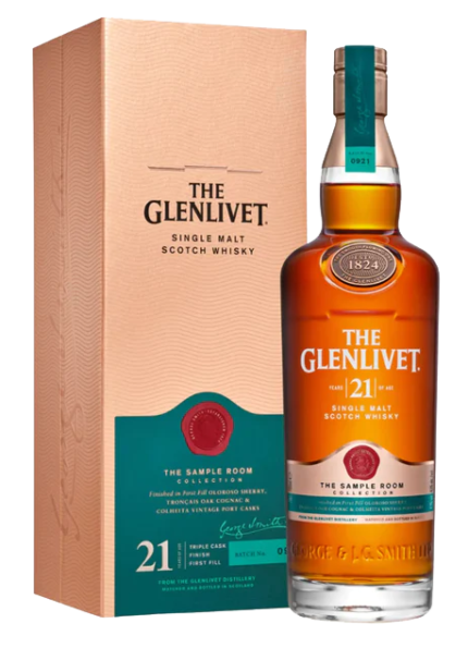 GLENLIVET SCOTCH SINGLE MALT 21YR 750ML