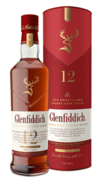 GLENFIDDICH SCOTCH SINGLE MALT SHERRY CASK FINISH 12YR 750ML