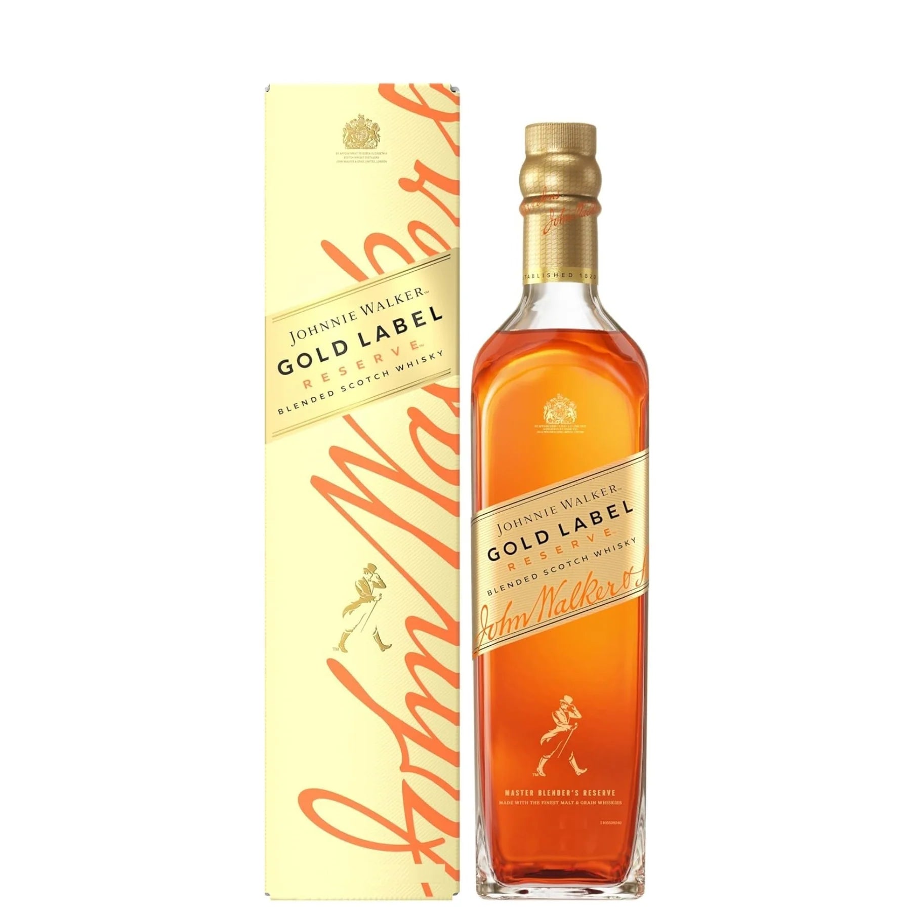 Johnnie_Walker_Gold_Label.jpg JOHNNIE WALKER SCOTCH BLENDED GOLD LABEL RESERVE 750ML - Image 1