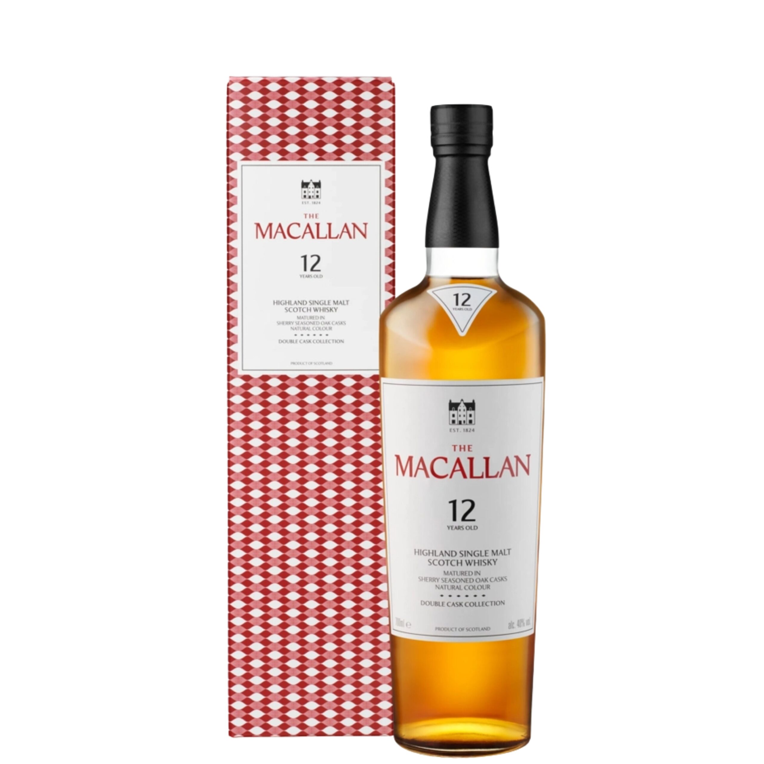 Macallan_Double_Cask_12_NEW.jpg MACALLAN SCOTCH SINGLE MALT DOUBLE CASK 12YR 750ML - Image 1