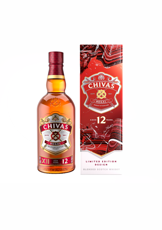 PreviewMedium-English70clBottleAndCarton_Front.png CHIVAS REGAL SCOTCH BLENDED 12YR 750ML - Image 1