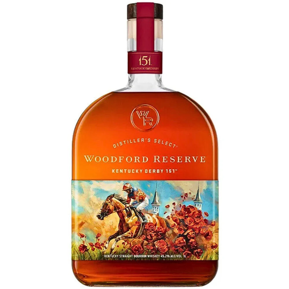 Woodford_Reserve_Kentucky_Derby_151_Edition.jpg WOODFORD RESERVE BOURBON 2025 KENTUCKY DERBY 151 1LI - Image 1