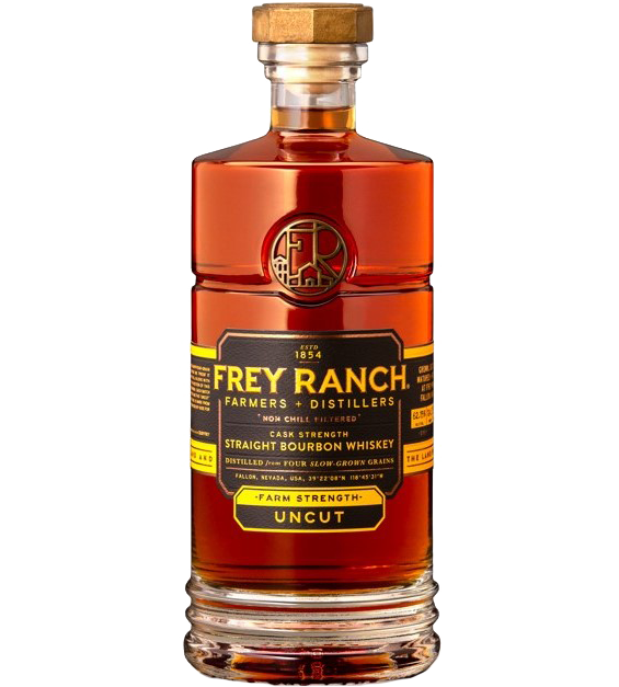 freyranch.png FREY RANCH BOURBON STRAIGHT FARM STRENGTH UNCUT NEVADA 750ML - Image 1