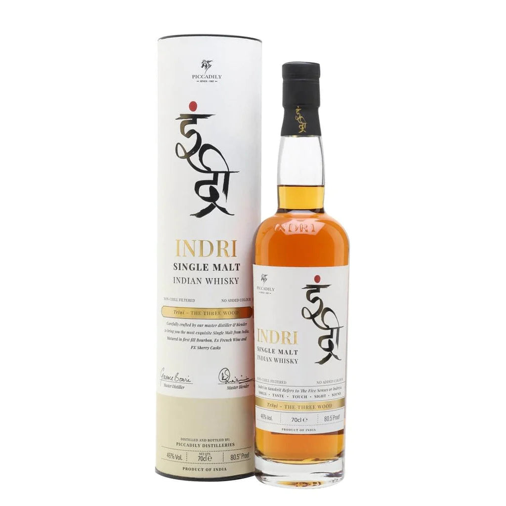 india_ind1_1024x1024_ba9fa853-0681-4828-8d7b-902a85b3bf84.jpg INDRI WHISKEY SINGLE MALT THREE WOOD INDIA 750ML - Image 1
