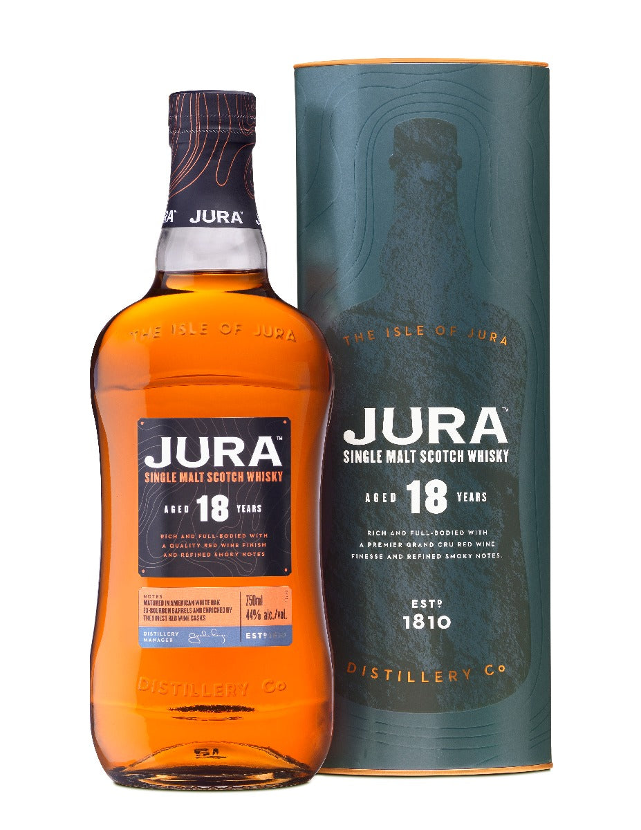 jura18yo_box.jpg JURA SCOTCH SINGLE MALT 88PF 18YR 750ML - Image 1