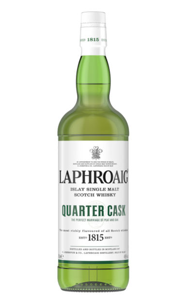 LAPHROAIG SCOTCH SINGLE MALT QUARTER CASK WHISKY 96PF 750ML