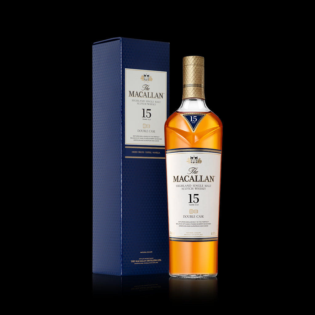 maca.jpg MACALLAN SCOTCH SINGLE MALT DOUBLE CASK 15YR 750ML - Image 1