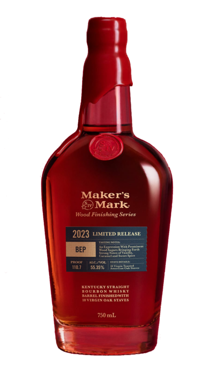 MAKERS MARK WHISKEY WOOD FINISHING SERIES BEP 2023 LIMITED RELEASE KENTUCKY 750ML