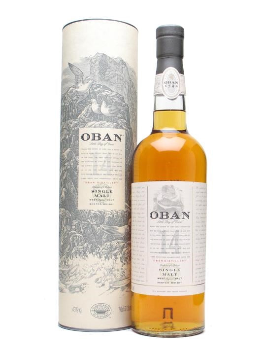 oban-14year.jpg OBAN SCOTCH SINGLE MALT HIGHLAND 86PF 14YR 750ML - Image 1