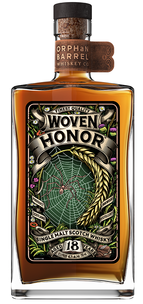orphan_barrel_woven_honor_18yr.png ORPHAN BARREL SCOTCH SINGLE MALT WOVEN HONOR 18YR 750ML - Image 1