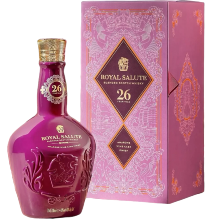 CHIVAS ROYAL SALUTE SCOTCH BLENDED AMARONE CASK FINISH 26YR 750ML