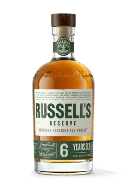 RUSSELLS WHISKEY RYE RESERVE KENTUCKY 90PF 6YR 750ML