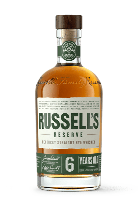 russells_reserve_6yo-rye.png RUSSELLS WHISKEY RYE RESERVE KENTUCKY 90PF 6YR 750ML - Image 1