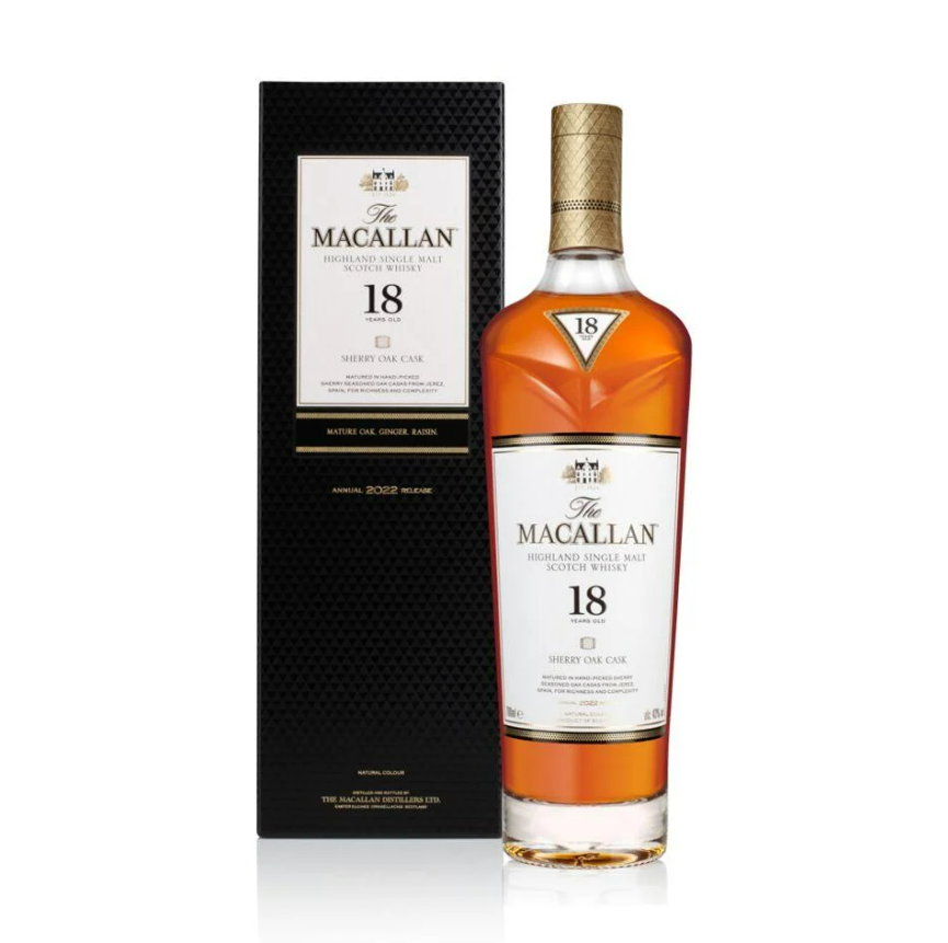 screenshot_58.png MACALLAN SCOTCH SINGLE MALT SHERRY CASK HIGHLAND 18YR 750ML - Image 1